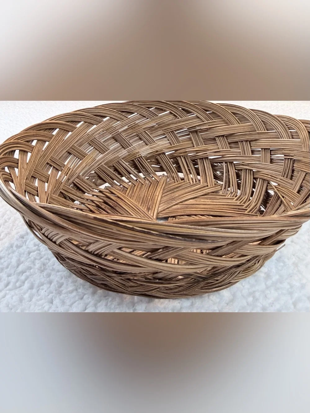 (VTG) Natural Brown Woven 10